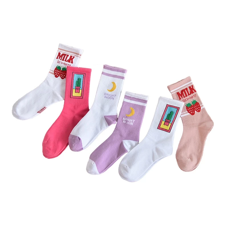 Kawaii Strawberry Milk Socks 8 Kawaii Strawberry Milk Socks - Image 6