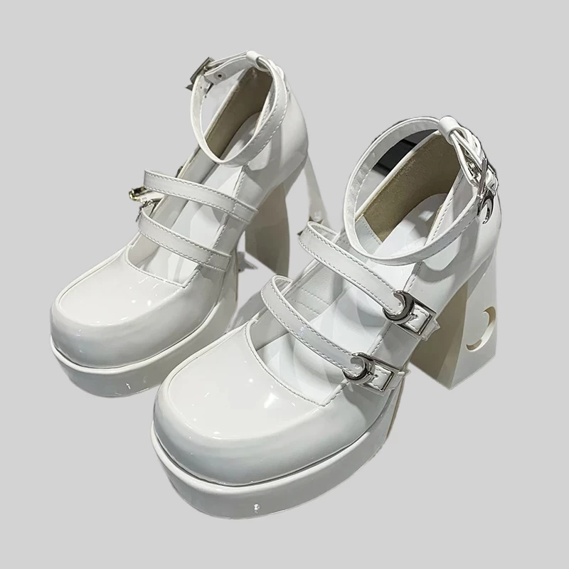 Y2k Style Mary Jane Lolita High Heels Shoes 7 Y2k Style Mary Jane Lolita High Heels Shoes - Image 5