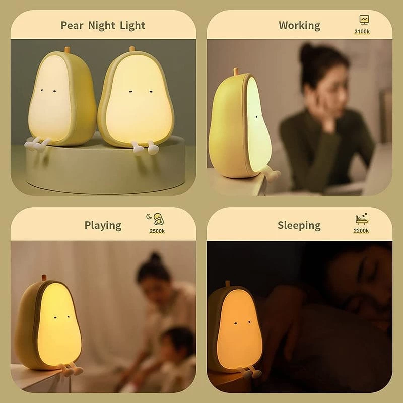 Cute Pear Night Lamp 8 Cute Pear Night Lamp - Image 6
