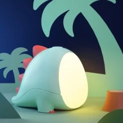 Kawaii Dinosaur Night Light -Kawaii Fashion Shop Youpin Silicone Night Light Cartoon Dinosaur Kids Toys Animal LED Table Lamp USB Baby Bedside Nursery 3