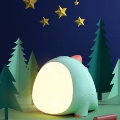 Kawaii Dinosaur Night Light -Kawaii Fashion Shop Youpin Silicone Night Light Cartoon Dinosaur Kids Toys Animal LED Table Lamp USB Baby Bedside Nursery 4