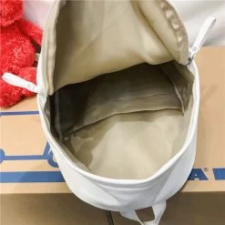 Kawaii Preppy Style Leather Backpack 13 Kawaii Preppy Style Leather Backpack -Kawaii Fashion Shop fashion preppy style women backpack leather school bag backpacks for teengers gilrs large capacity pu travel 5