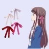 Japanese Lolita Bow Hair Rope 2 Japanese Lolita Bow Hair Rope -Kawaii Fashion Shop lolita Japanese hair accessories bow hairpin side chuck rope fruit basket same style cosplay girl bow