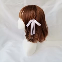 Japanese Lolita Bow Hair Rope -Kawaii Fashion Shop lolita Japanese hair accessories bow hairpin side chuck rope fruit basket same style cosplay girl bow 3