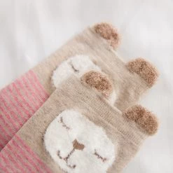 Five Kawaii Animals Socks -Kawaii Fashion Shop new Fashion Cartoon Cotton Socks Women Korean Kawaii Dog Print Women Cute Socks Casual Meias Funny 5